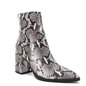 Tony Bianco Snakeskin booties size 8.5